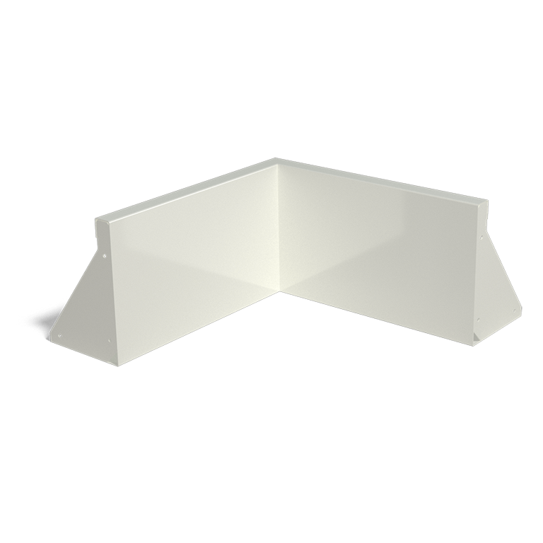 Подпорна стена от стомана - Вътрешен ъгъл - 50 x 50 x 30 cm