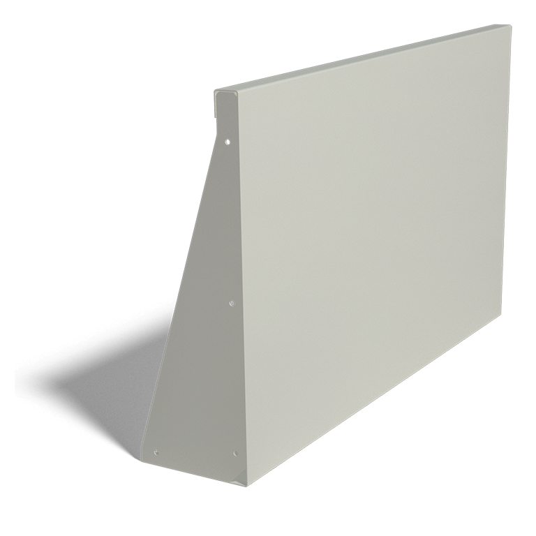 Подпорна стена от стомана - Прав - 100 x 100 x 60 cm