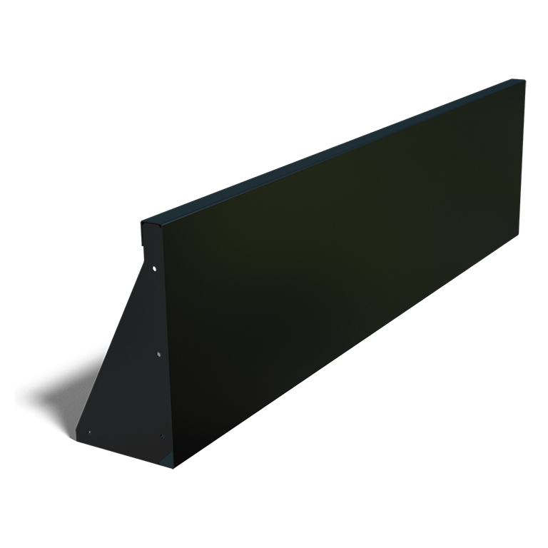 Подпорна стена от стомана - Прав - 150 x 150 x 40 cm