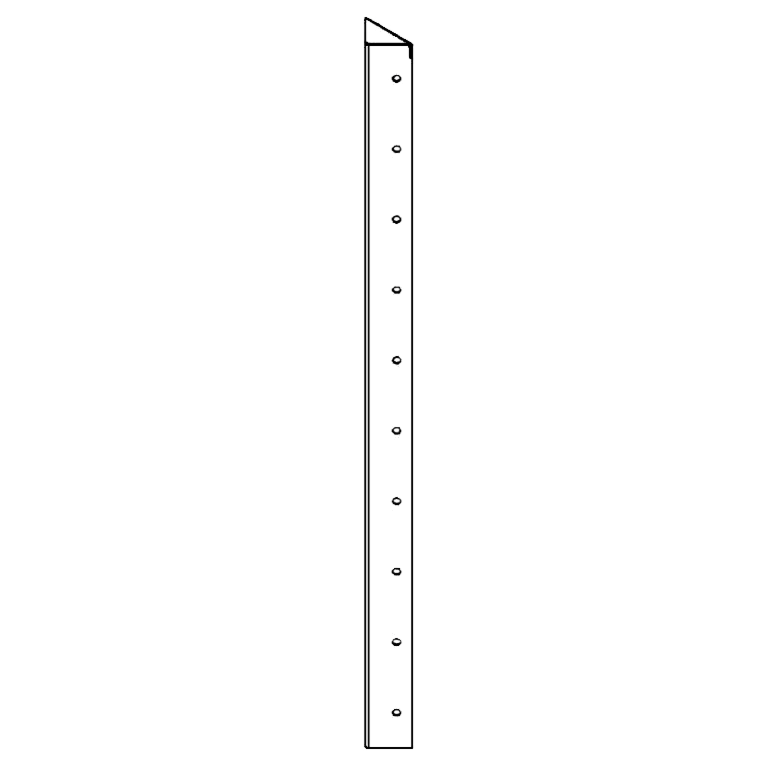 Саксии за цветя от стомана - Ъглов елемент 90° - 100 cm