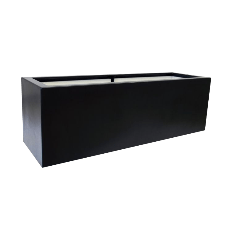 Саксия от фибростъкло - Правоъгълник - 120 x 40 x 80 см - С дъно