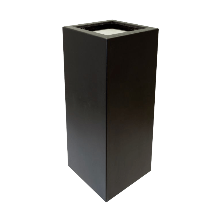 Саксия от фибростъкло - Квадрат - 50 x 50 x 120 см - С дъно