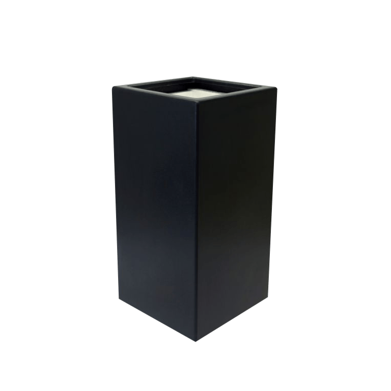 Саксия от фибростъкло - Квадрат - 50 x 50 x 80 см - С дъно