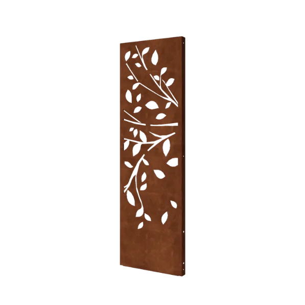 Панел от кортенова стомана - дърво - Част 2 - 60 x 6 x 190 cm