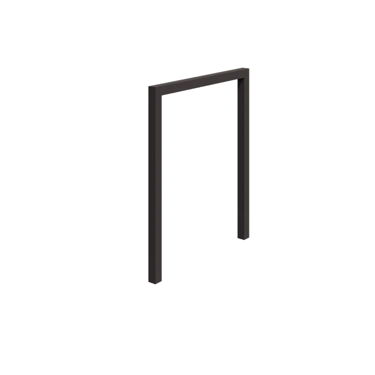 Пергола от стомана - Прав - 200 x 230 cm - RAL7016 матов (антрацитено сиво) - Без бетонен фундамент