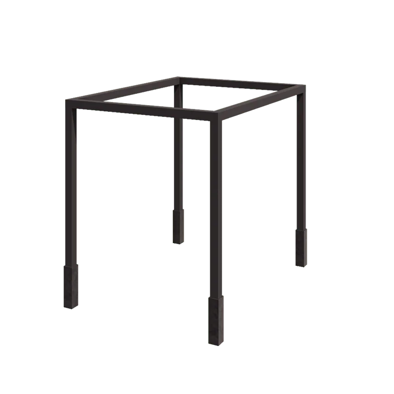 Пергола от стомана - Правоъгълник - 324 x 250 x 230 cm - RAL7016 матов (антрацитено сиво) - С включен бетонен фундамент