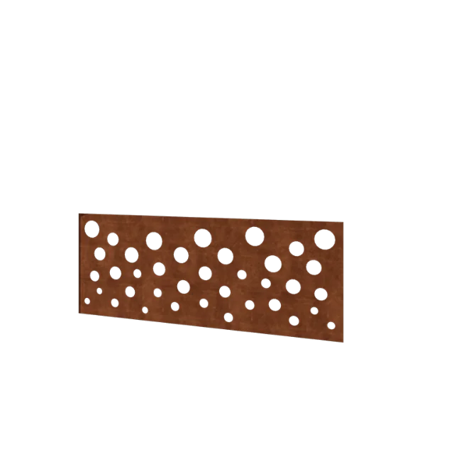 Ограда от кортенова стомана H - Панел B - 120 x 47,5 cm