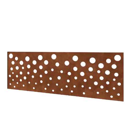 Ограда от кортенова стомана H - Панел B - 180 x 63,3 cm