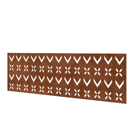 Ограда от кортенова стомана H - Панел V - 180 x 63,3 cm